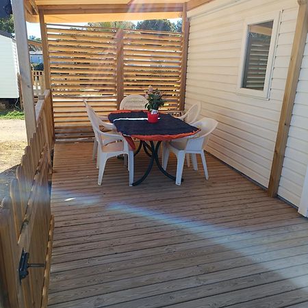 Mobil Home Lucky Climatise Camping Novela Port La Nouvelle Buitenkant foto