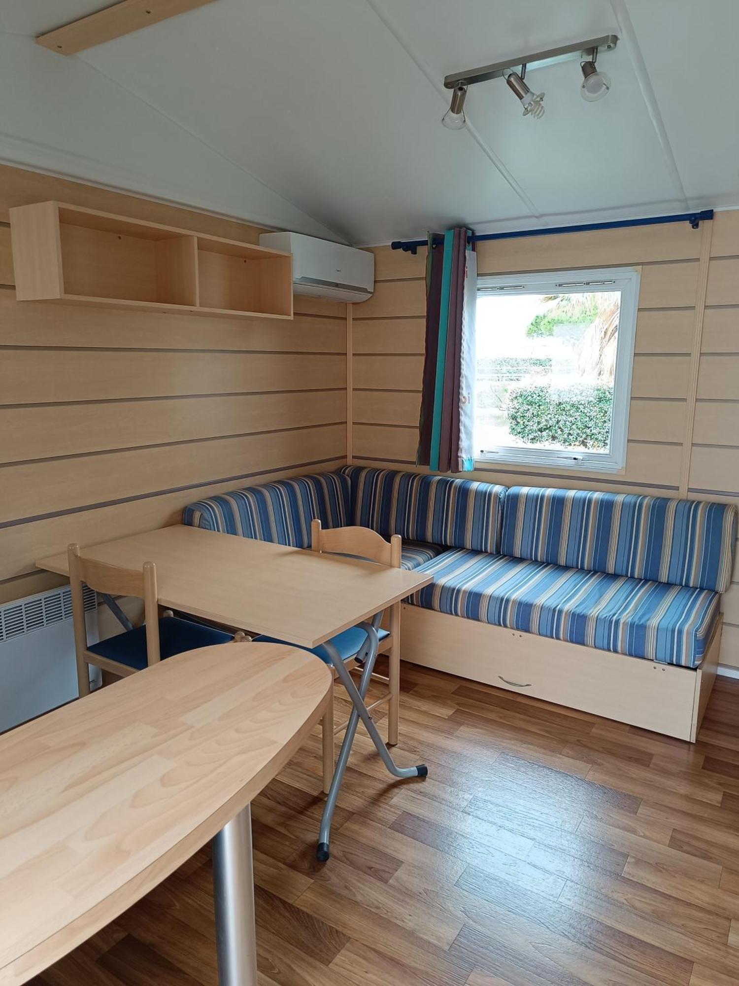 Mobil Home Lucky Climatise Camping Novela Port La Nouvelle Buitenkant foto